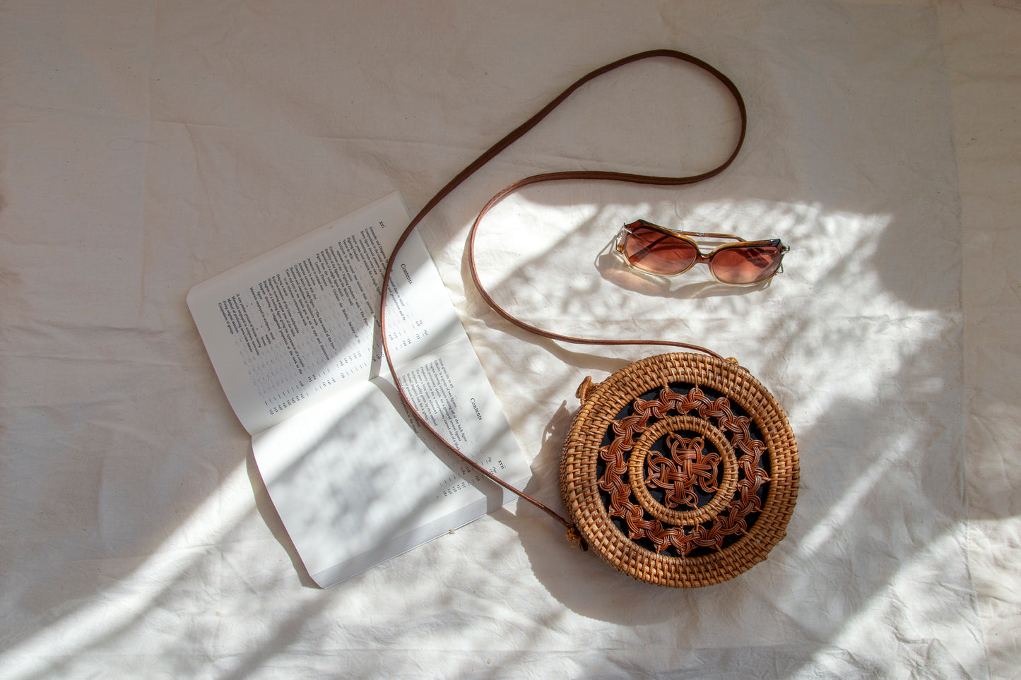 BRAID STRAW SHOULDER BAG
